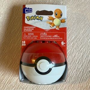 Pokémon Charmander Poké Ball Mega Building Set - JCT35